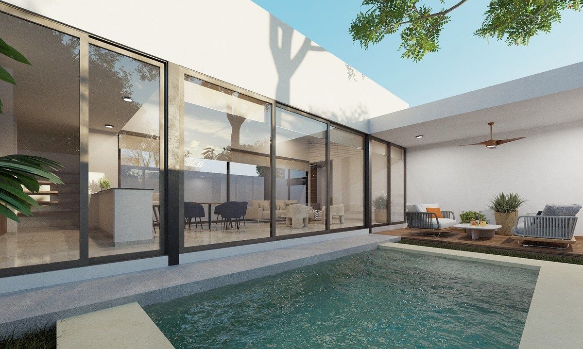 3 de 6: Terraza y Piscina