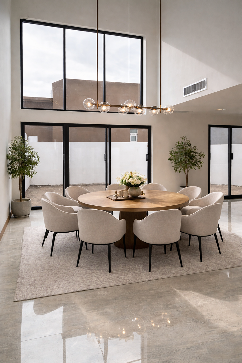 6 de 30: Así se vería un comedor de éste estilo