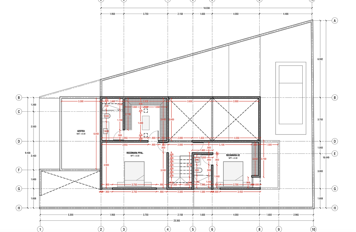 16 de 20: PLANO PLANTA ALTA