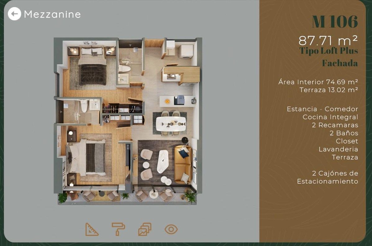 Apartment in Arcos de Guadalupe, Zapopan, photo 3 of 15