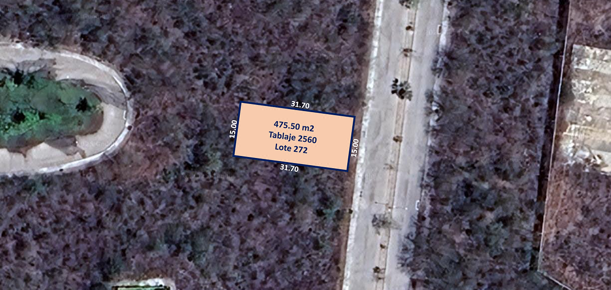 Terreno de 475.50 m2 en la Privada Residencial Yaxlum Yaxkukul Yucatán
