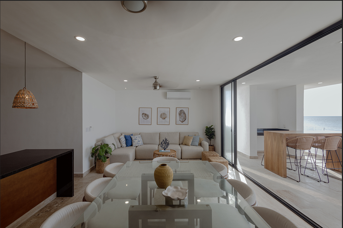 1 de 12: Sala, Comedor y Terraza