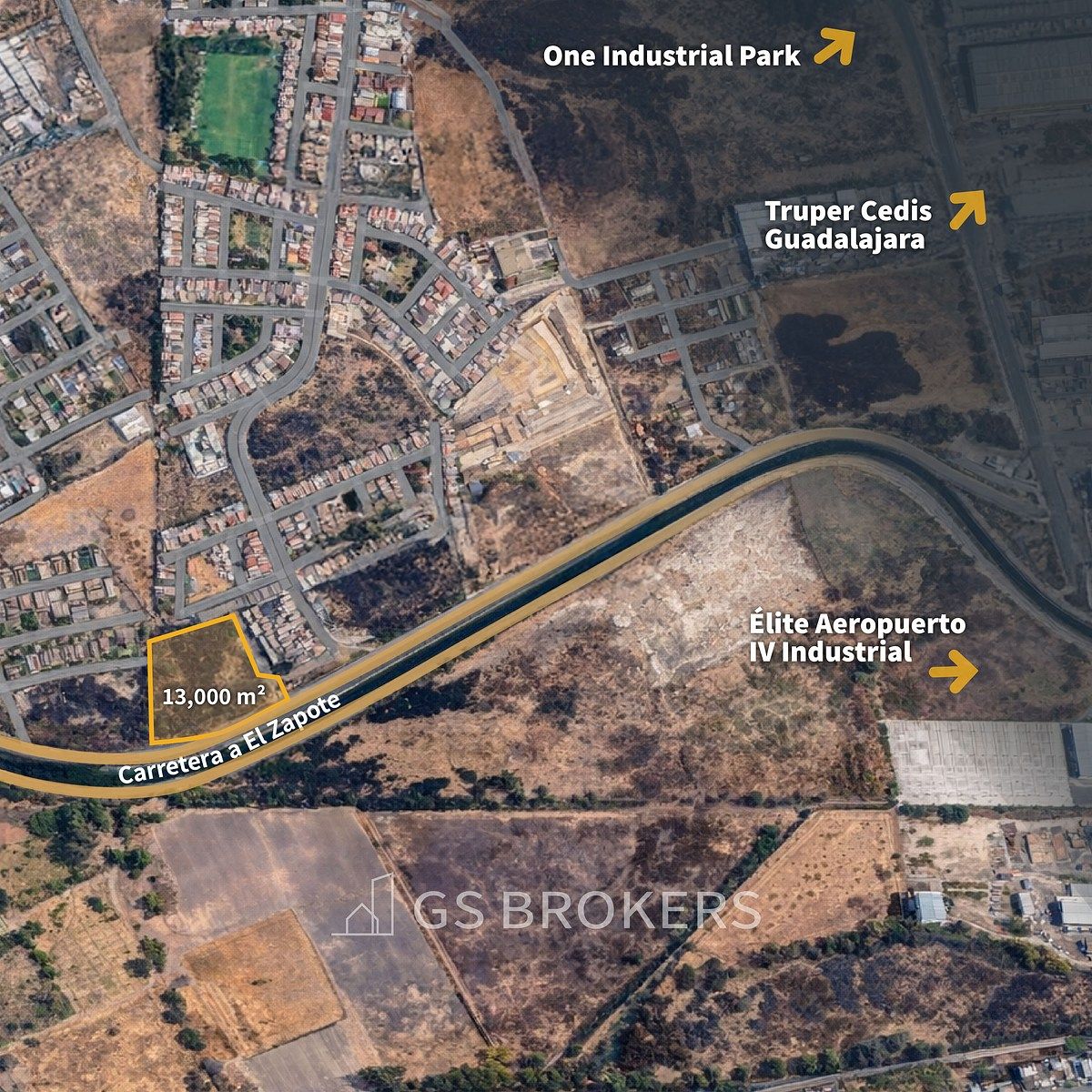Terreno Industrial en El Zapote, muy cerca del Aeropuerto de Guadalajara - foto 1