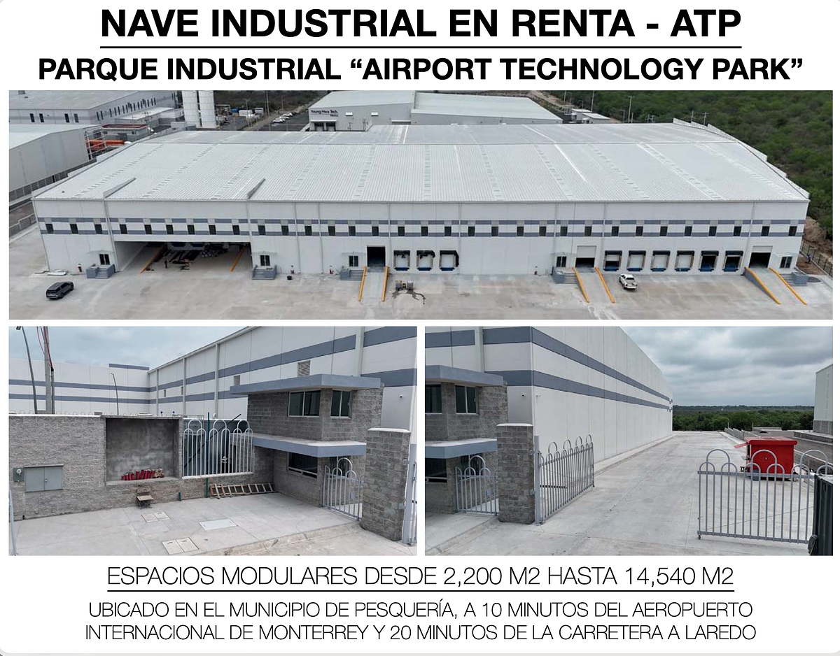 ARMAZÉNS INDUSTRIAIS PARA ALUGUEL LOCALIZADOS EM PESQUERIA, foto 1 de 9