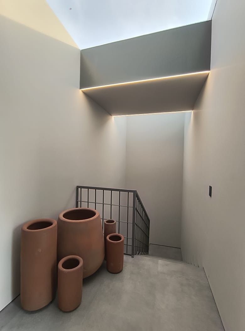 8 de 13: Descanso en escaleras