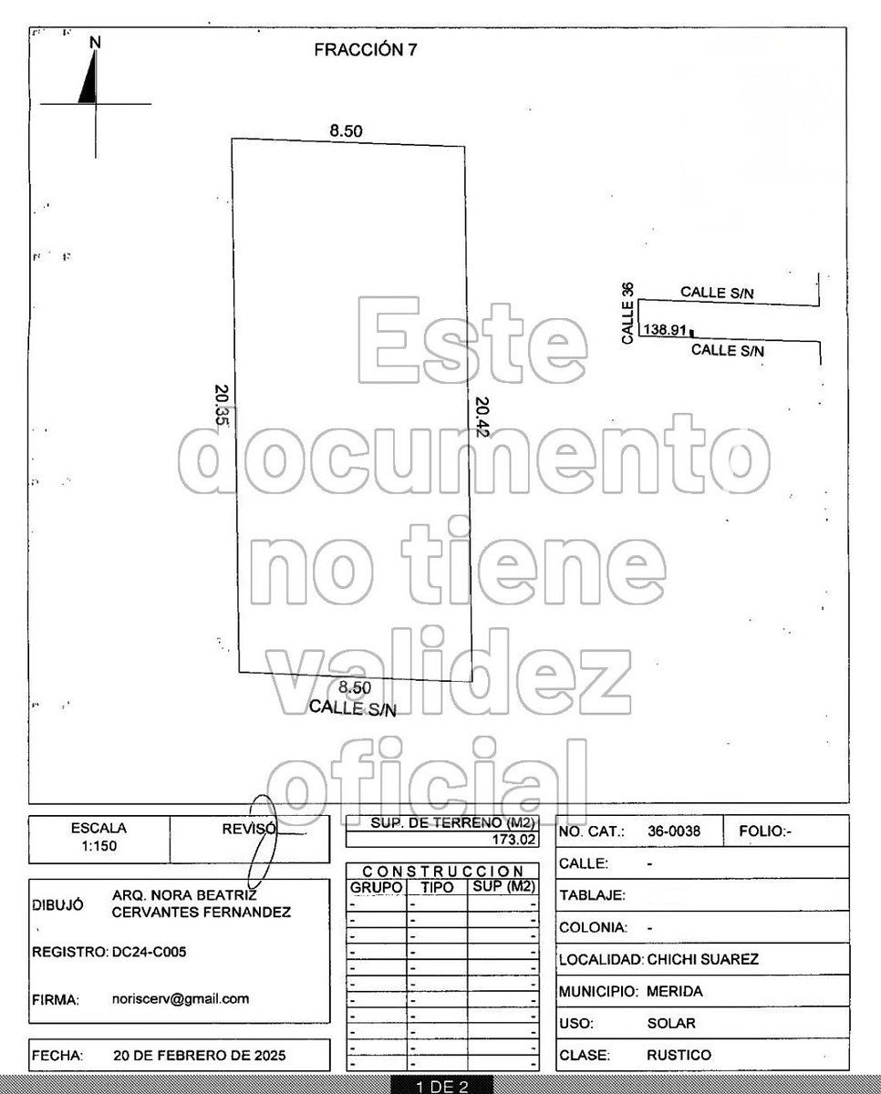 Lot in Chichi Suárez, Mérida, photo 6 of 6