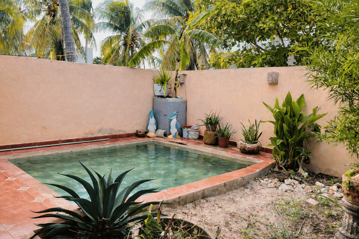 3 de 24: Piscina privada de la primer casita