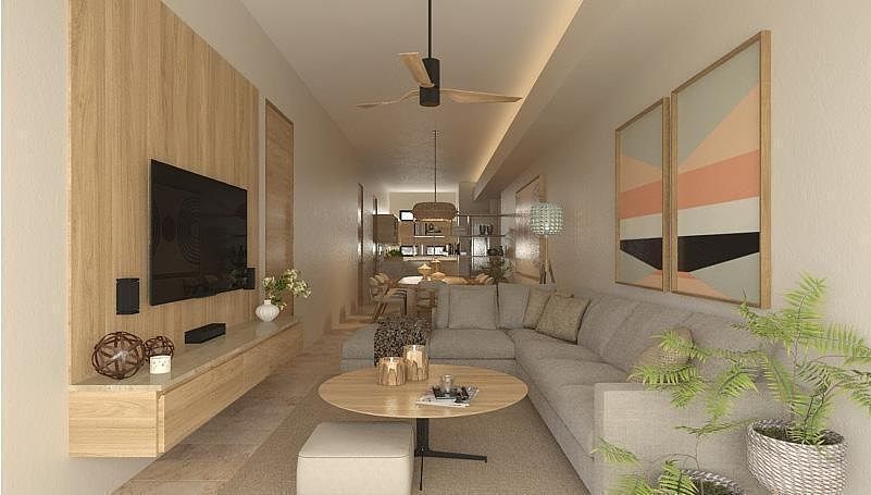 2 of 7: Sala, Comedor y Cocina