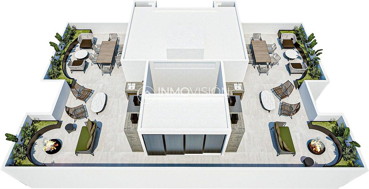 48 de 50: Render del Roof general del edificio.