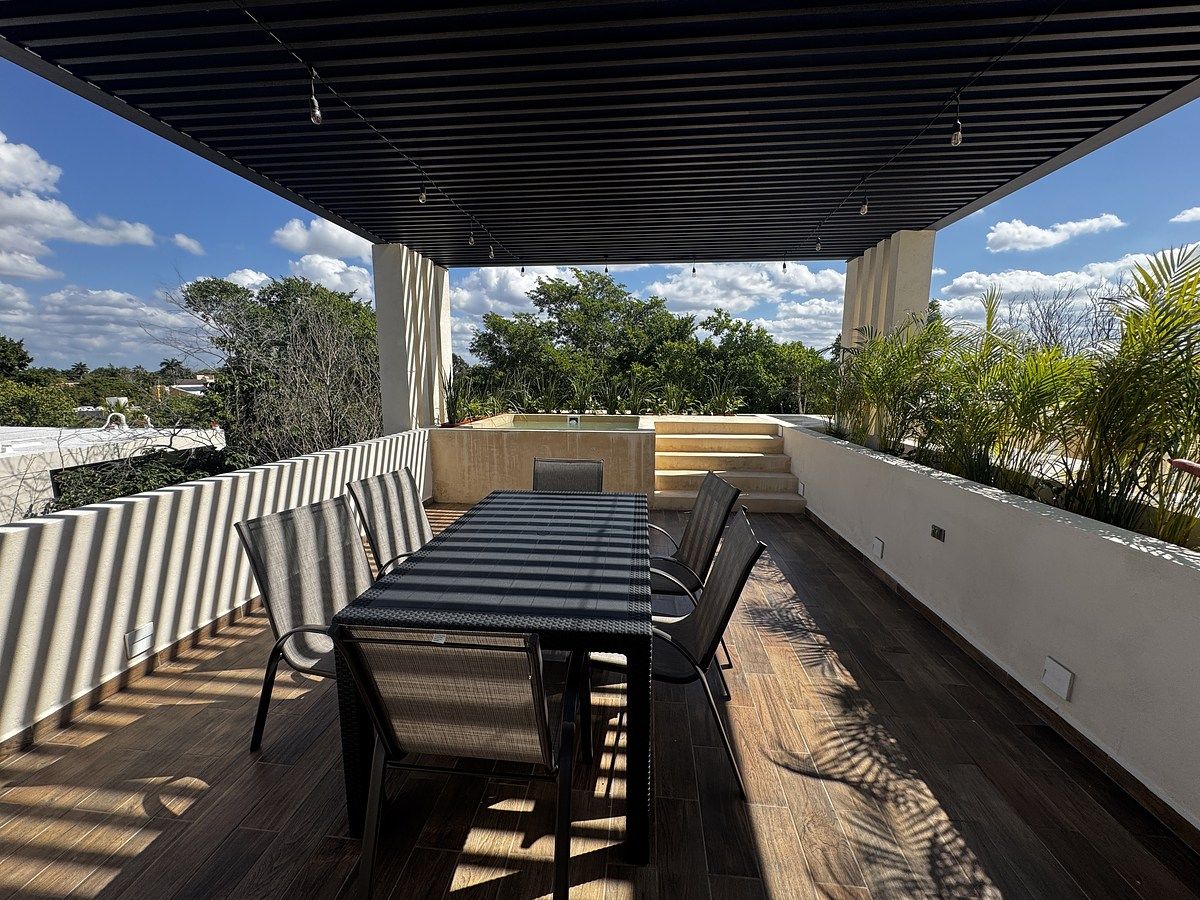 16 de 16: comedor de exterior en el roof top