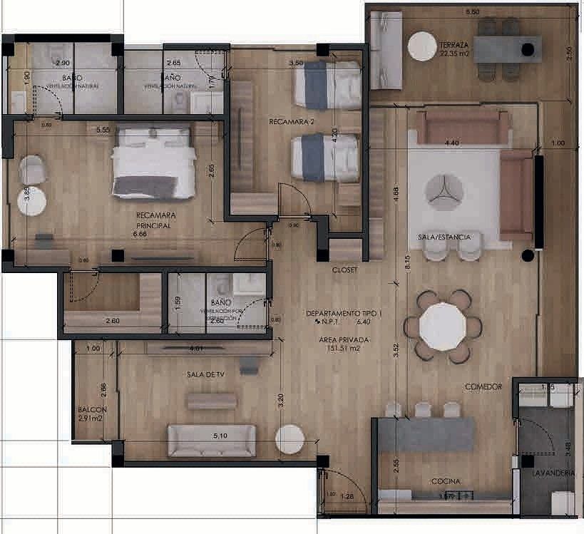 Departamento Preventa - Jilotzingo Edomex