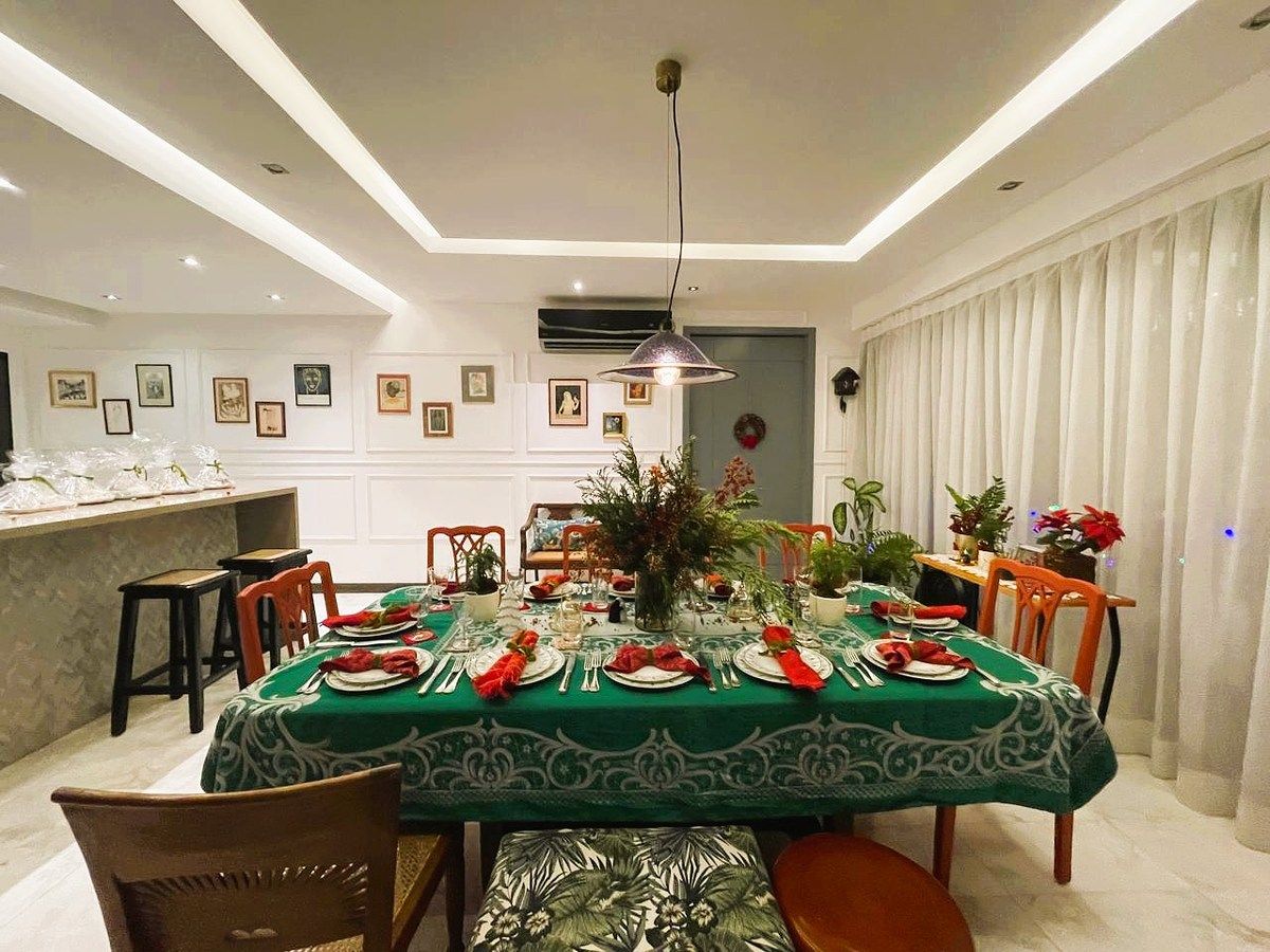 1 de 21: Comedor en Navidad