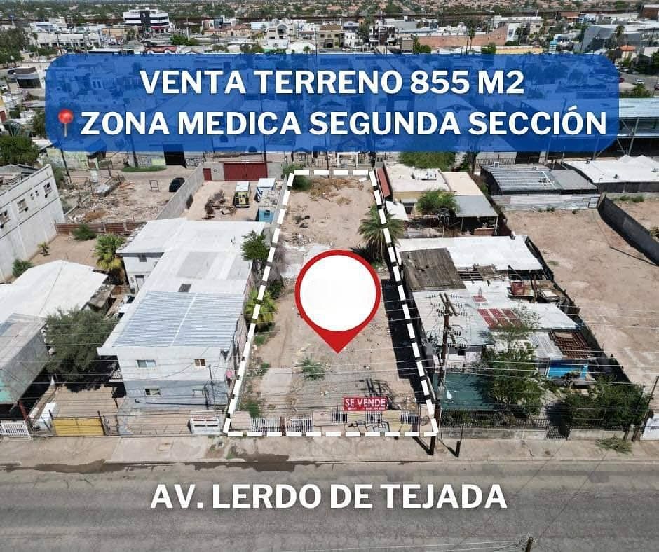 Venta Terreno en Zona Médica Col. Segunda Sección