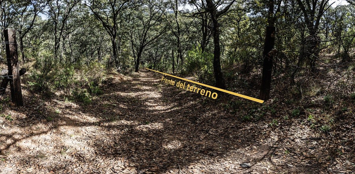 9 de 13: Frente del terreno desde su esquina alta.