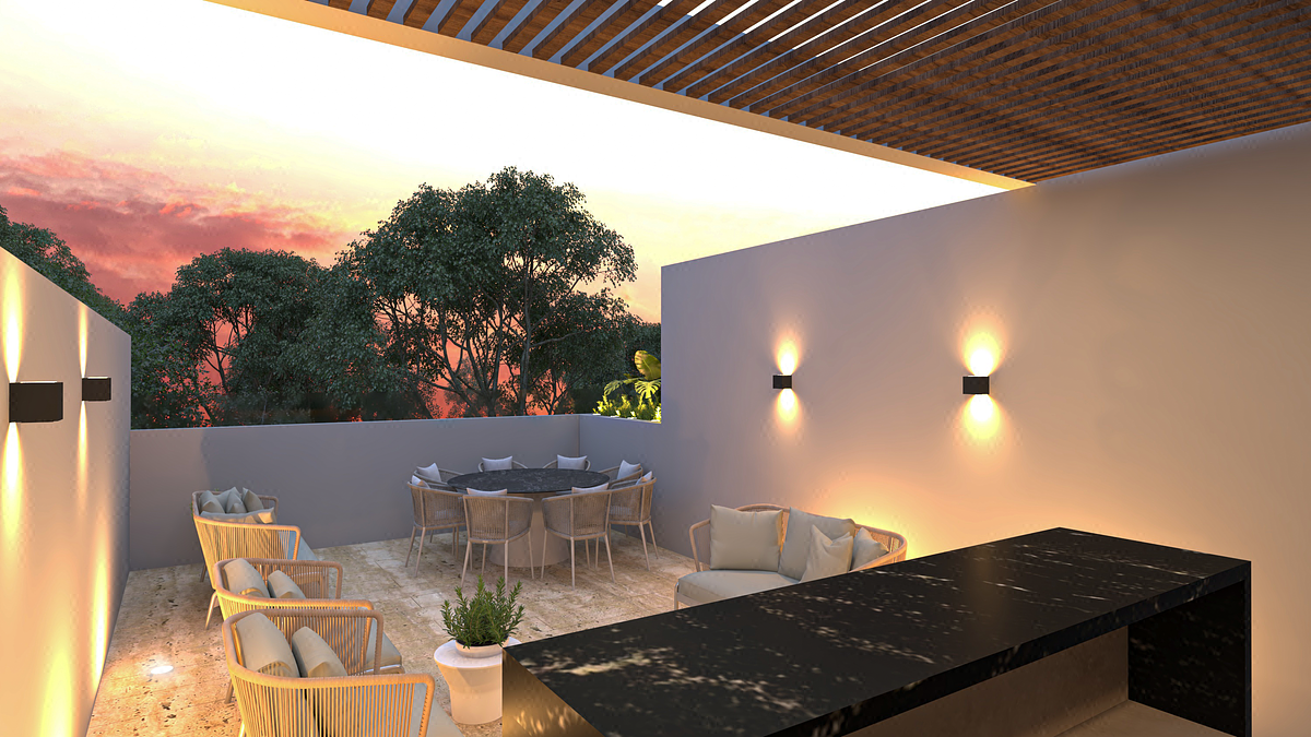 Townhouse en Venta con Rooftop en Cielo Norte Dzityá, Mérida