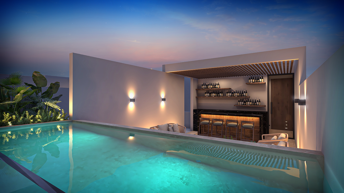 1 de 13: Rooftoo y Alberca