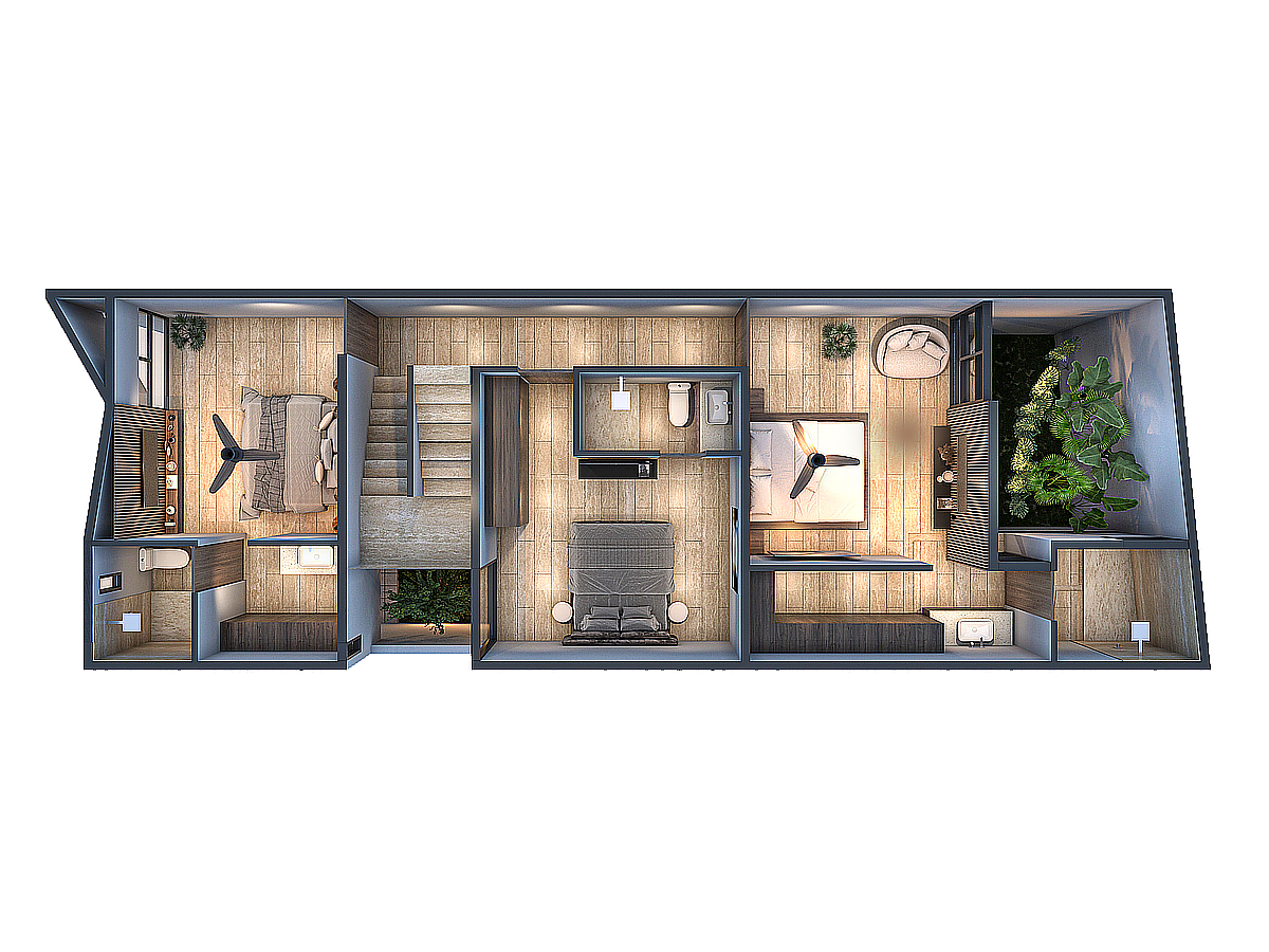8 de 13: Distribución Planta Alta
