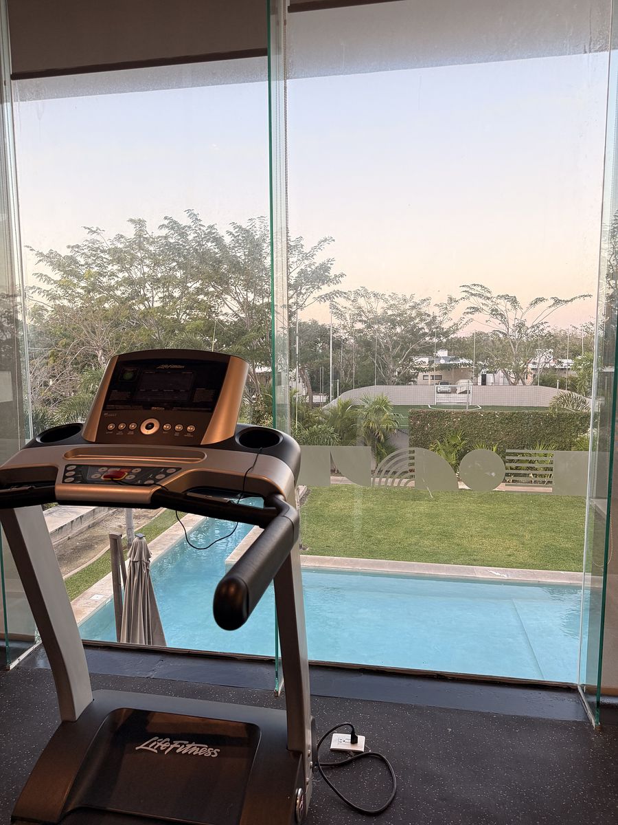 21 de 24: Gimnasio con vista