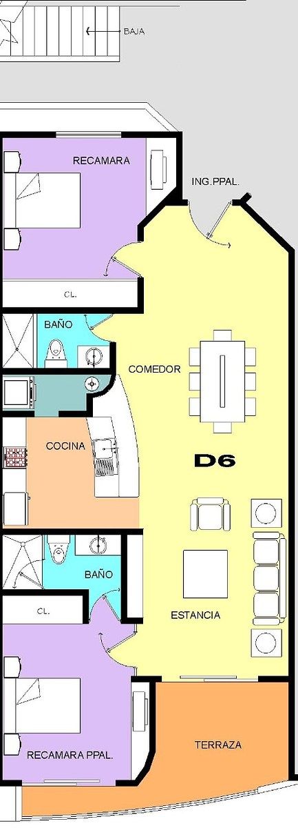 16 de 16: PLANO LAYOUT ID3129 CONDO SUN PARADISE 5TA AVENIDA BIS Y 38