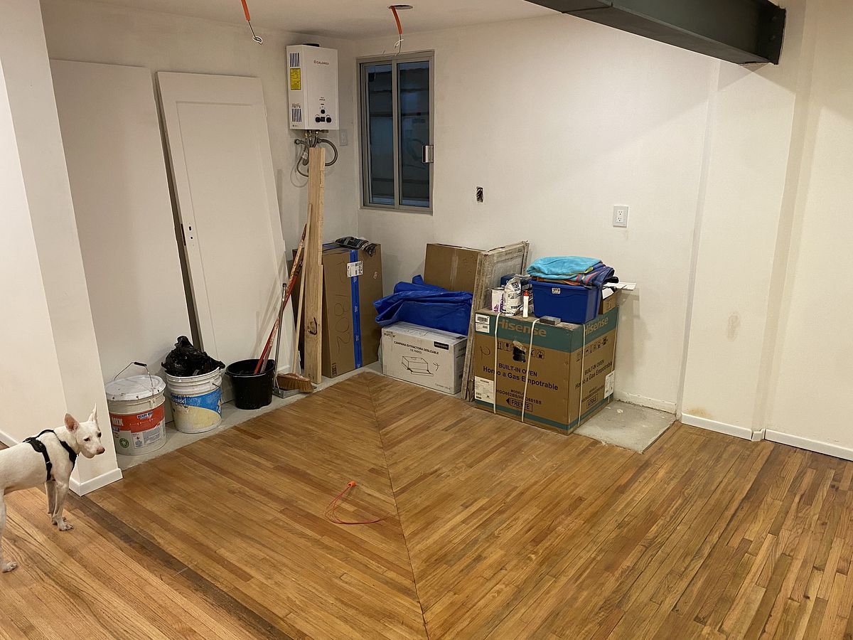 4 of 12: Future Open Kitchen with Island