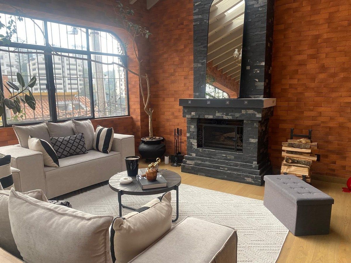 4 of 18: Sala con Chimenea