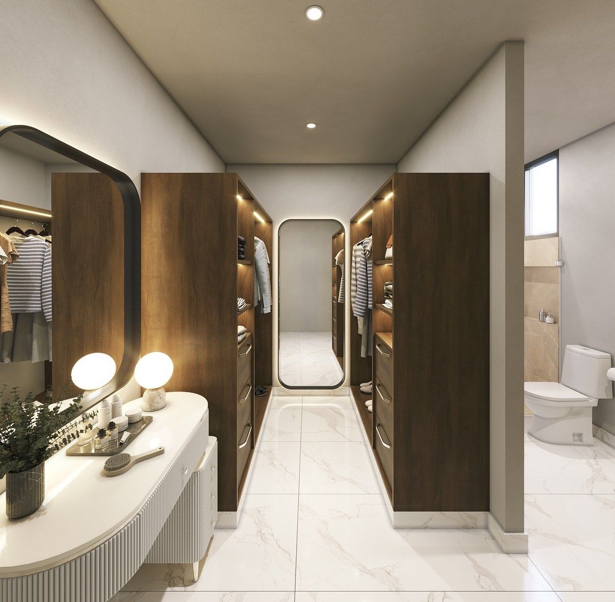 3 de 15: Baño. Walk in closet