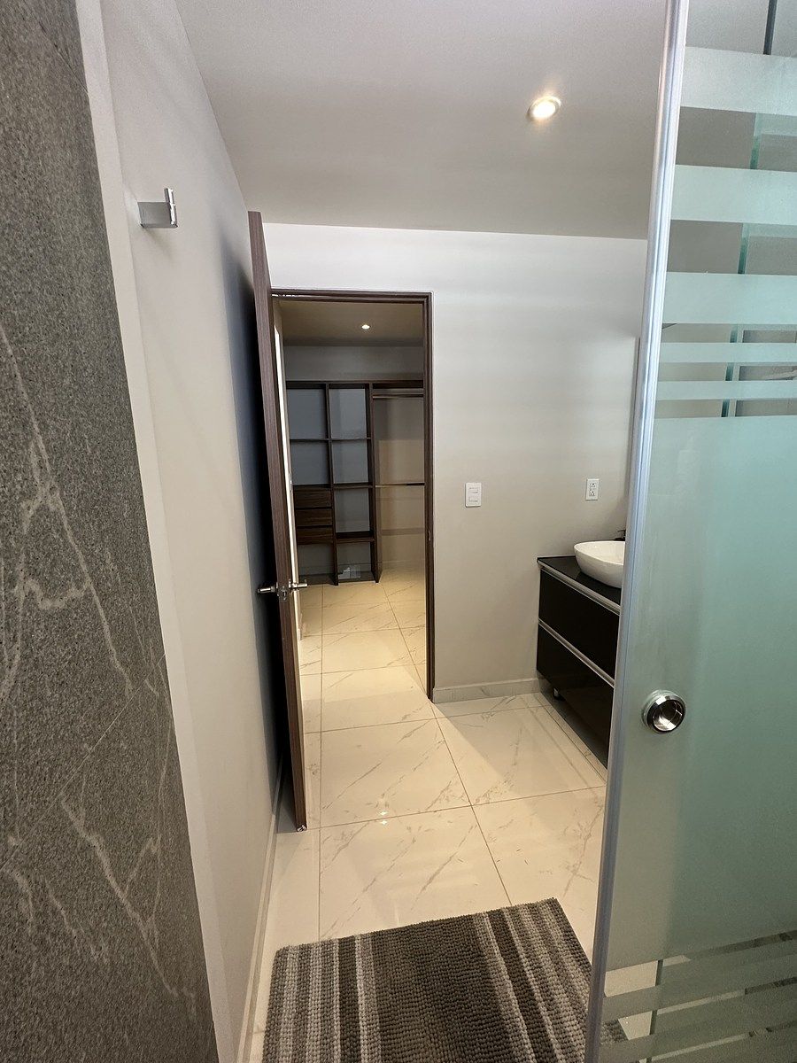 15 de 50: Vista del baño al vestidor