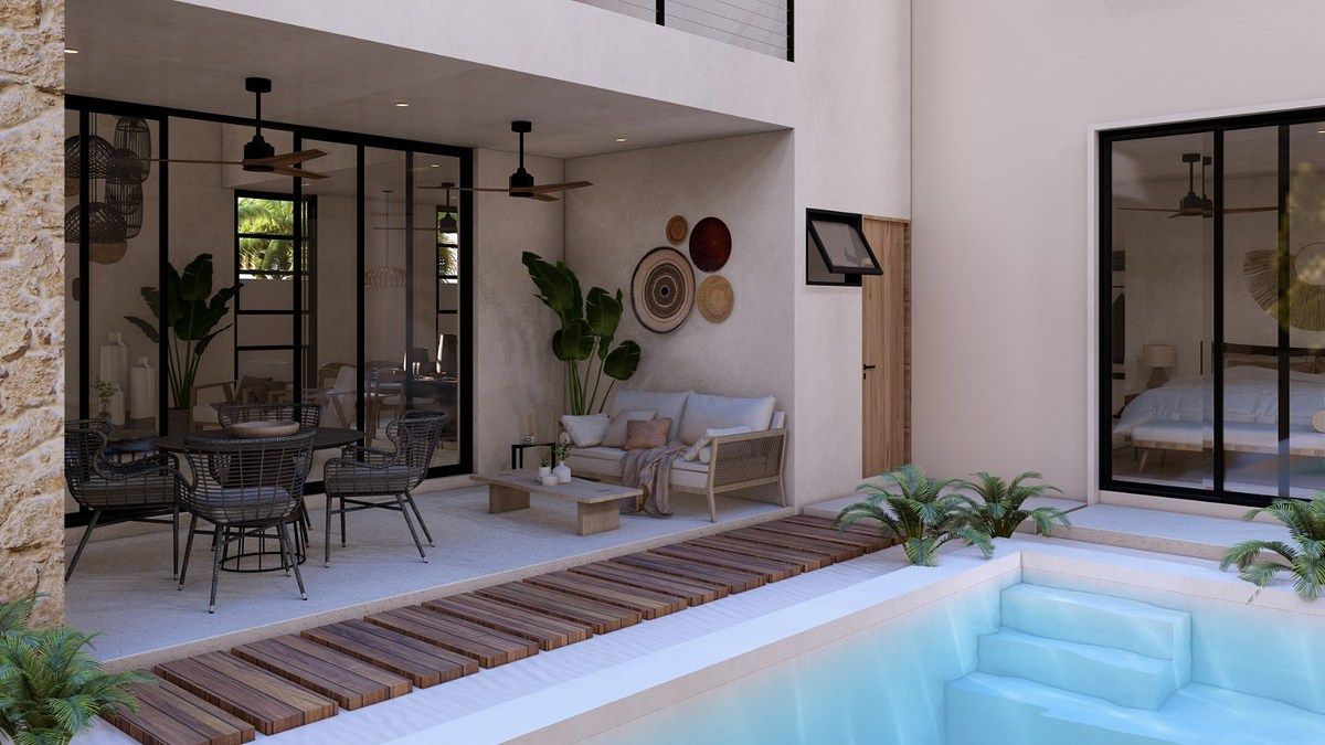 15 de 21: Terraza y Alberca