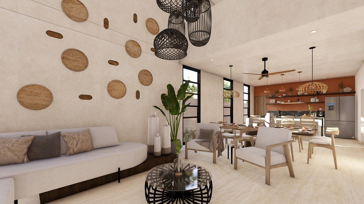 4 de 21: Sala, Comedor y Cocina