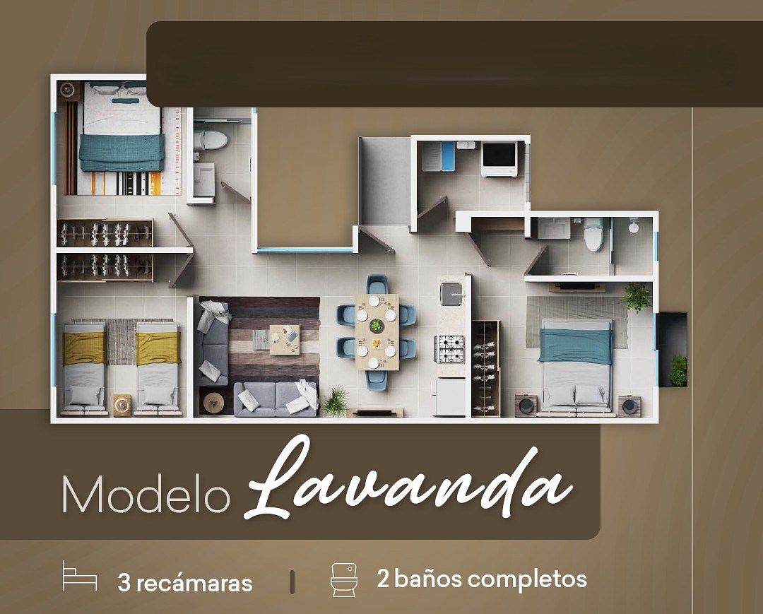 Departamento en monte Jaya modelo Lavanda, Queretaro - foto 2