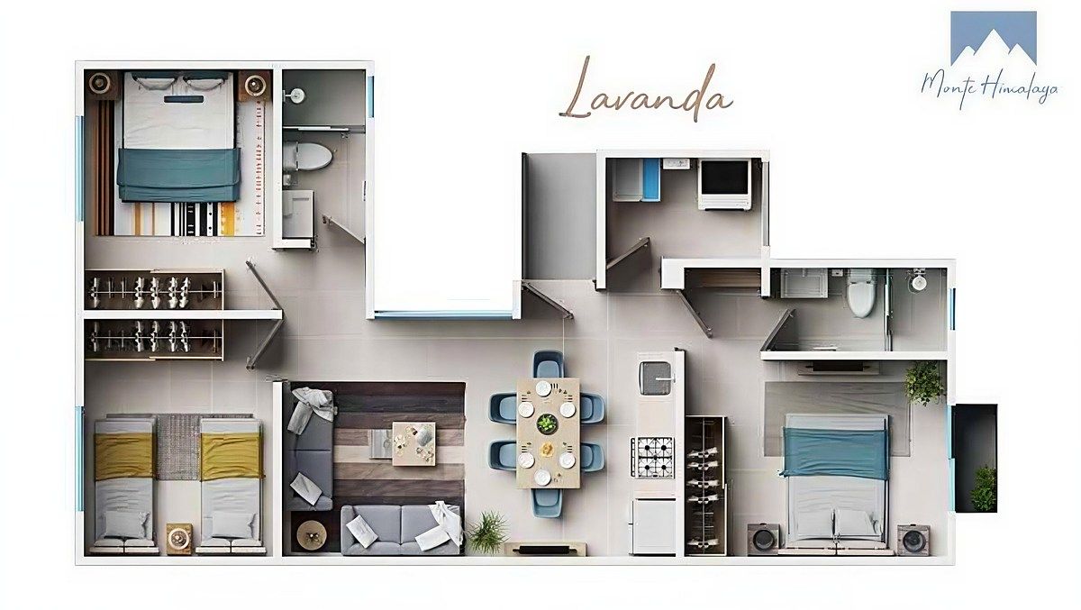Departamento en monte Himalaya modelo Lavanda, Queretaro - foto 2