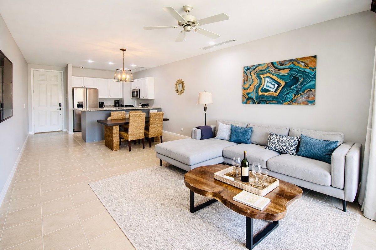 open dinning room and living room, photo 26 of 32