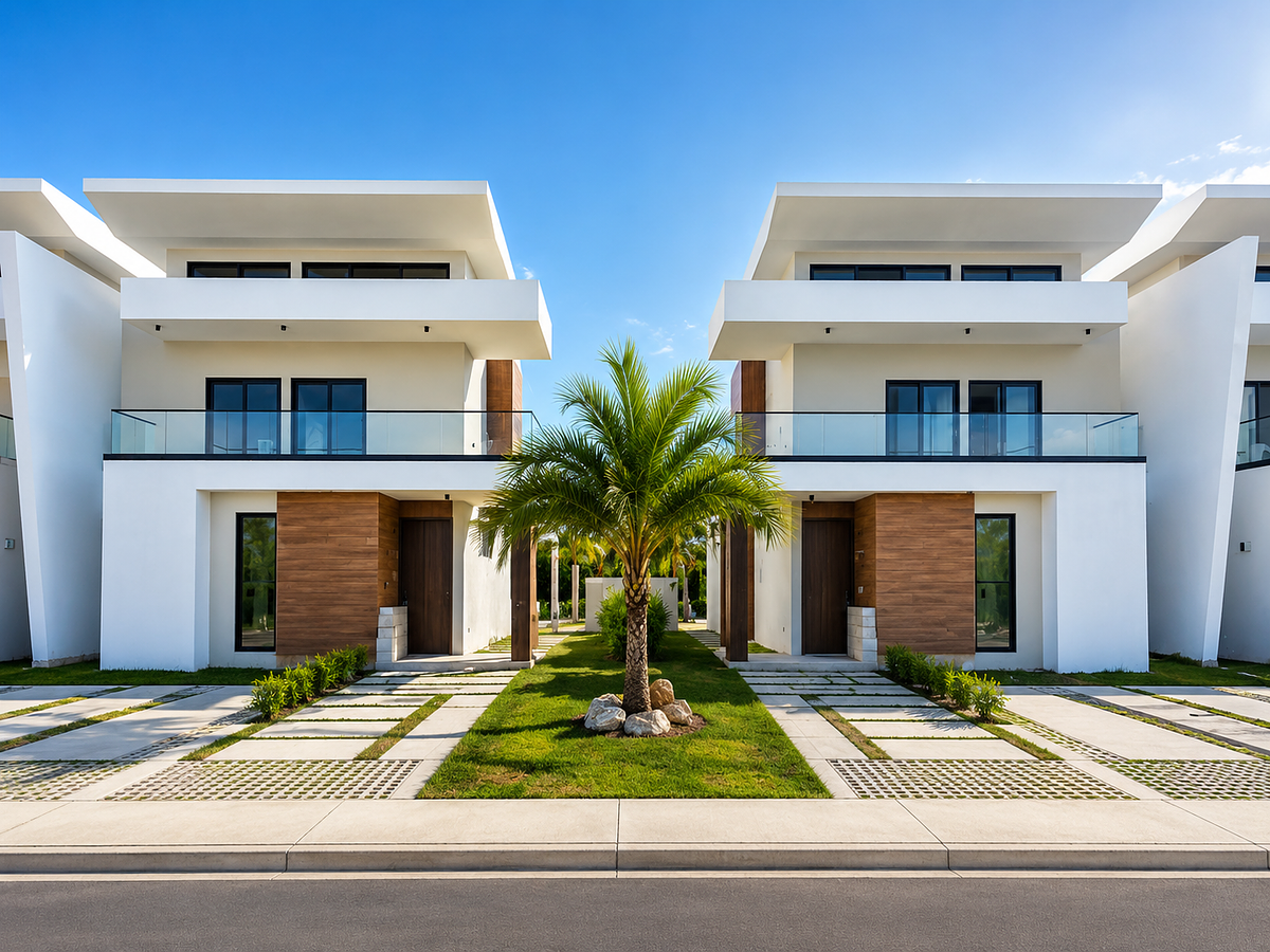 Villas tipo Town House en Las Canas, C/Sin muebles, con Piscina en Cap Cana, foto 1 de 18