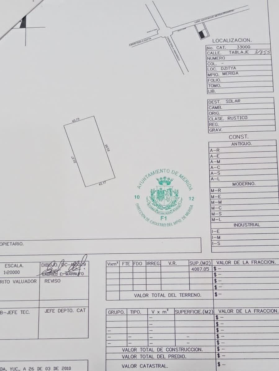 TERRENO EN VENTA EN DZITYA EN MERIDA YUCATAN, foto 1 de 1