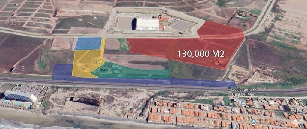 Macrolote comercial de 130,000 m² frente a Baja Center, Rosarito