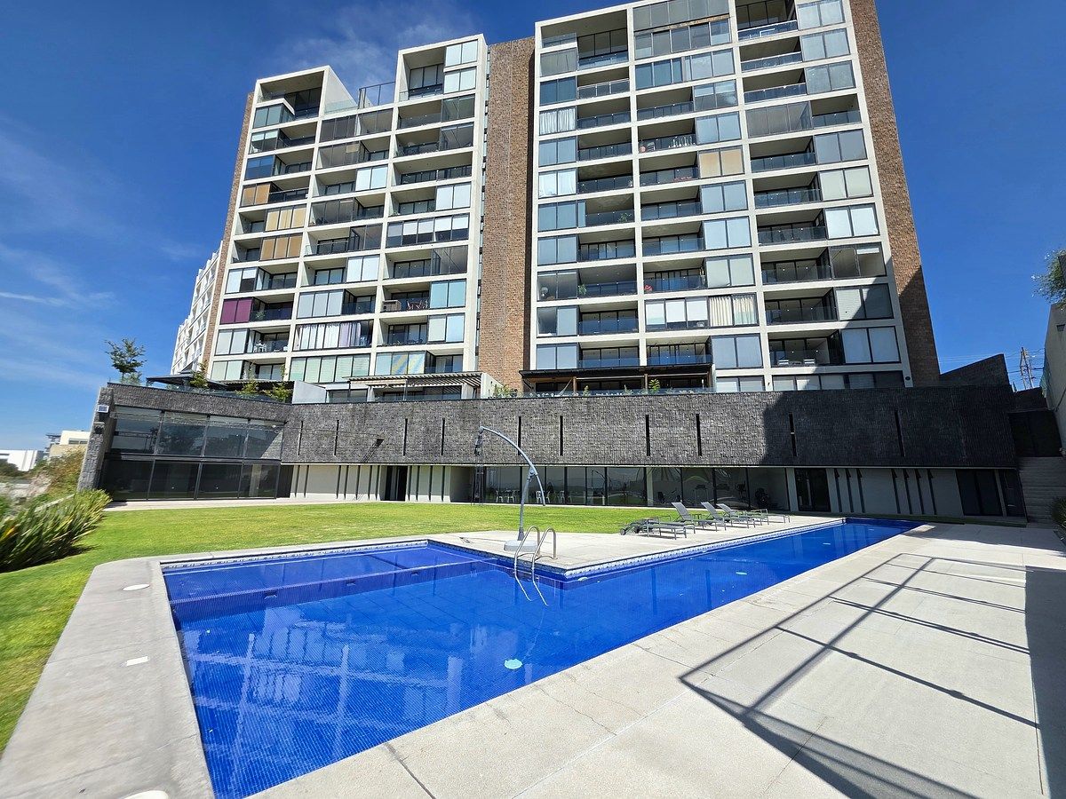 Departamento de 3 recámaras con doble vista y amenidades, mira diamante, qro.