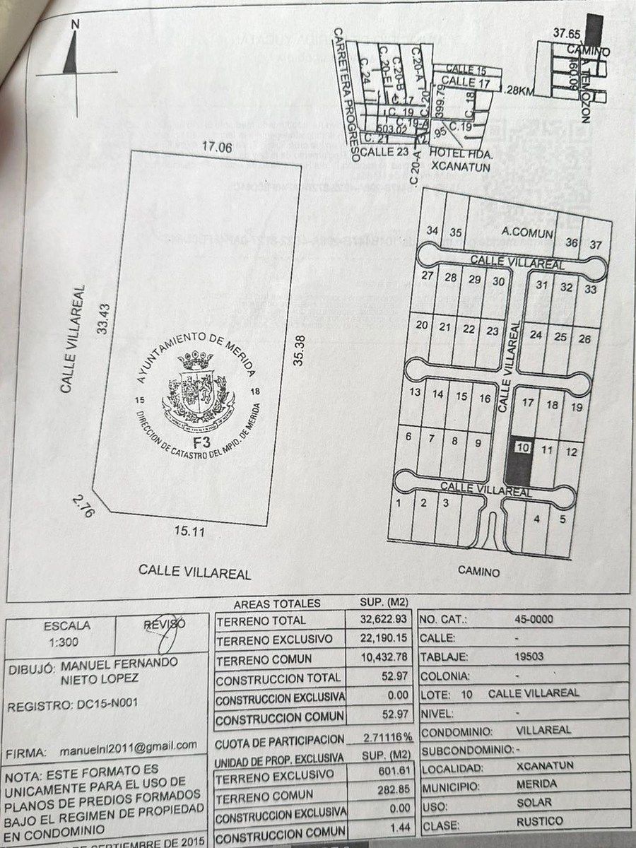Terreno à venda na Privada Villareal – Temozón Norte, foto 1 de 7