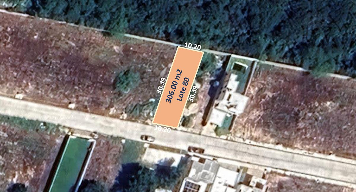 Terreno de 306.00 m2 Lote 80 en la Privada Residencial Albarella Cholul Mérida