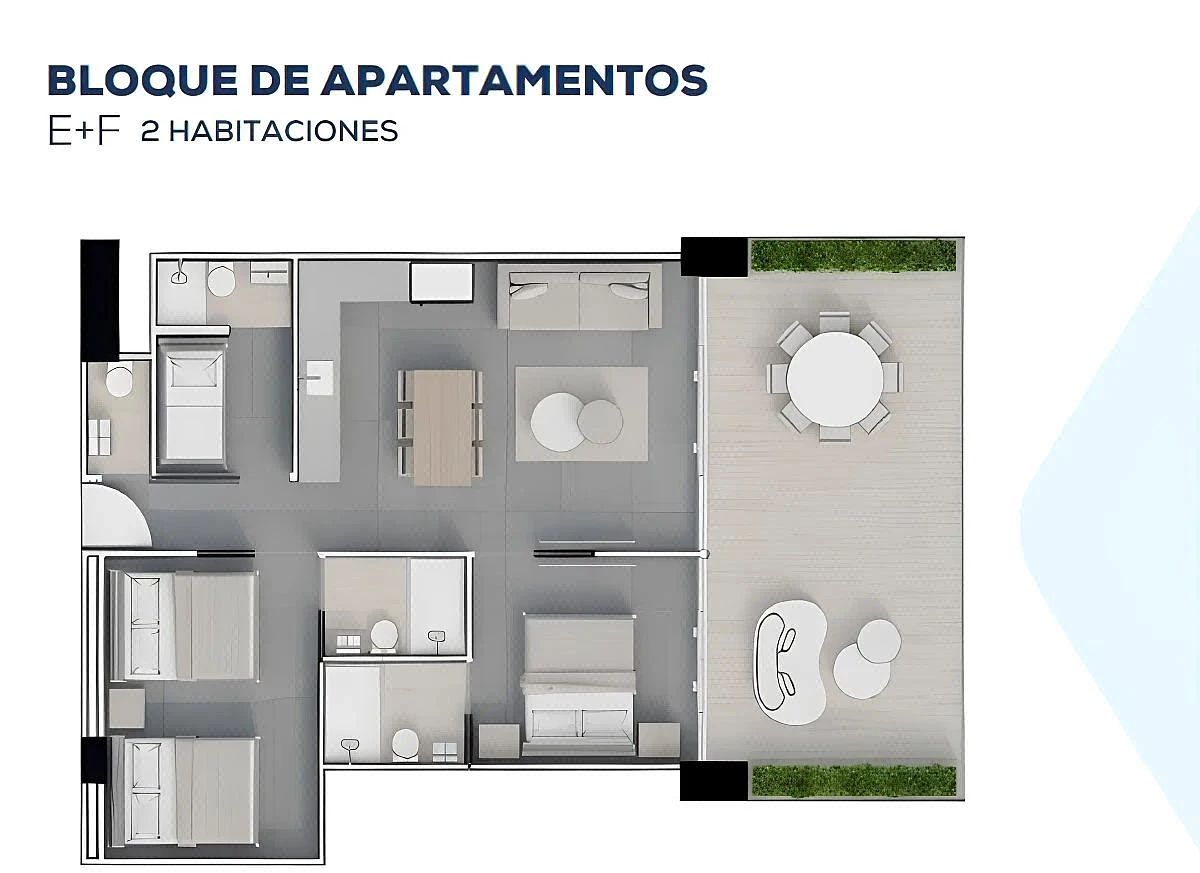 Apartamento en Aqua Tower, Juan Dolio, foto 10 de 13