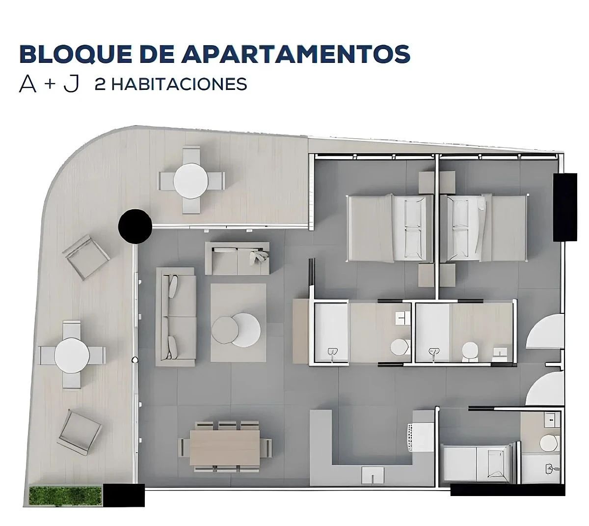 Apartamento en Aqua Tower, Juan Dolio, foto 13 de 13