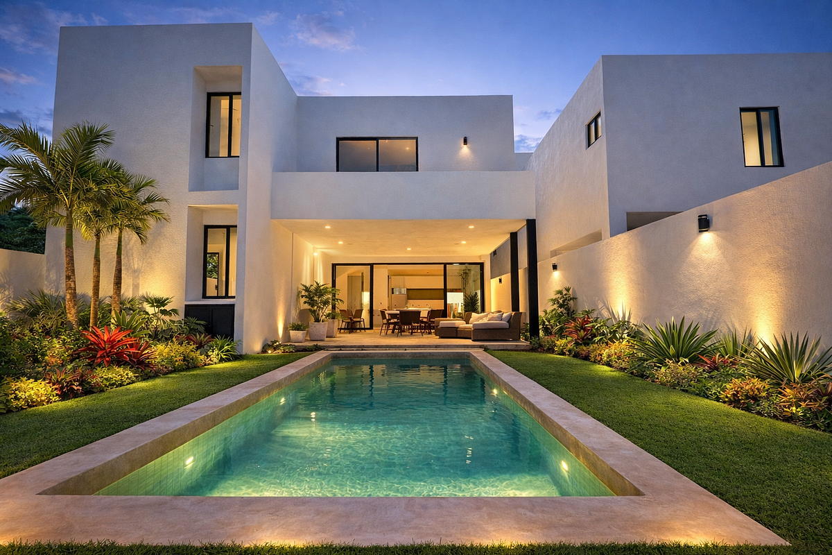 2 of 21: Entrega sin paisajismo,ilumiacion,muebles.decoracion y pasto