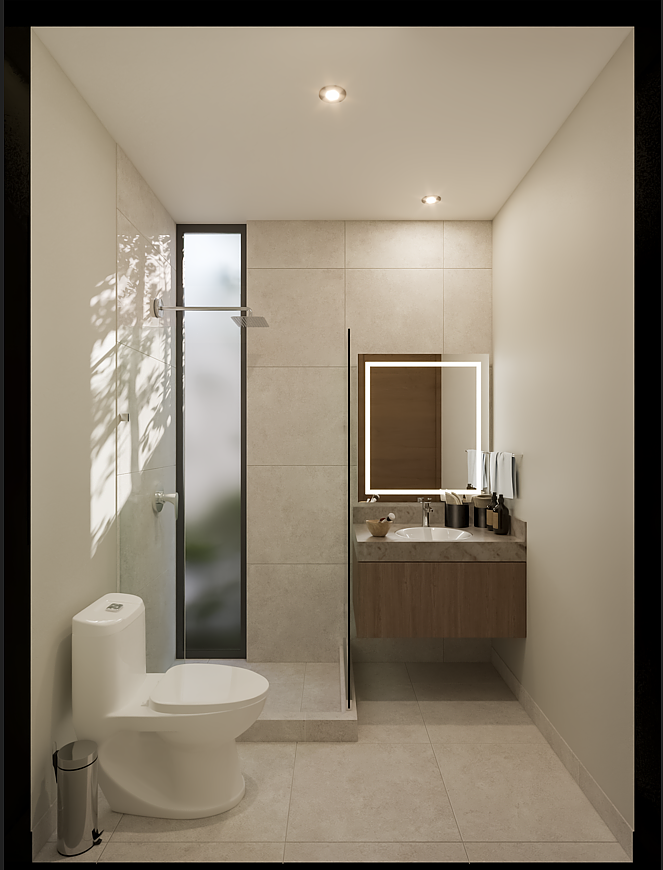 3 de 8: Baño Compartido