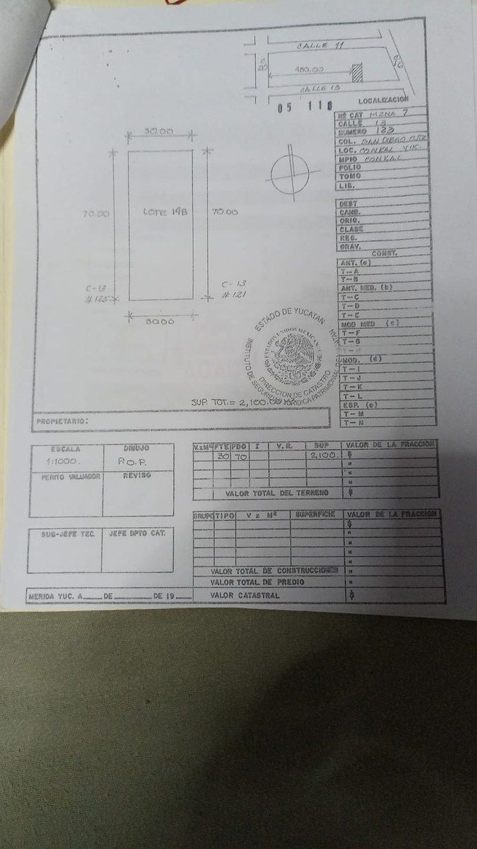 1 of 15: MACROLOTE ( 3 TERRENOS 30X70)