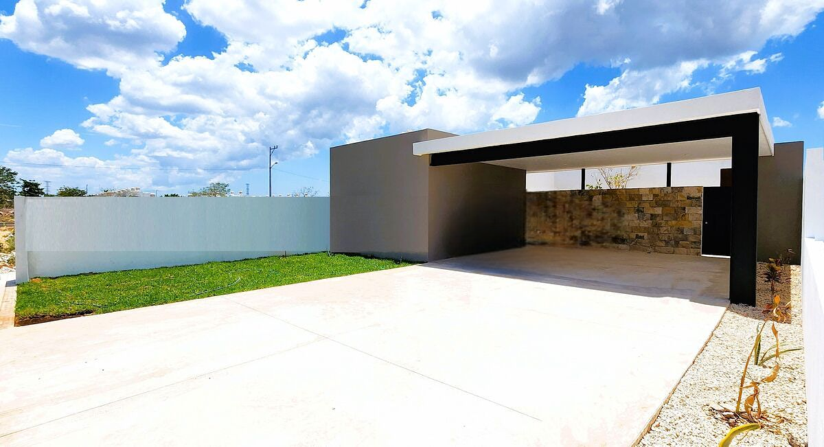 Casa de 1 Planta con 3 Recámaras Modelo C en Chacté Residencial Dzitya Mérida