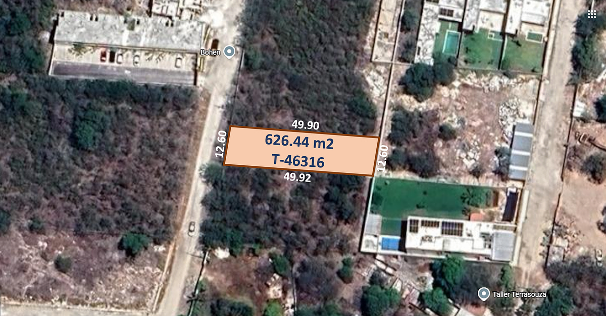 Terreno de 626.44 m2 en Dzityá Mérida Yucatán