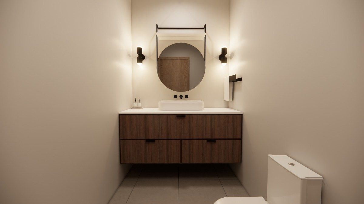 10 de 14: Baño de visitas