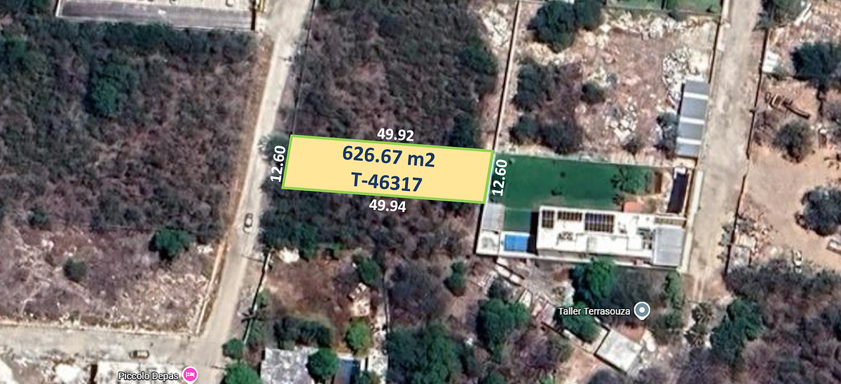Terreno de 626.67 m2 en Dzityá Mérida Yucatán