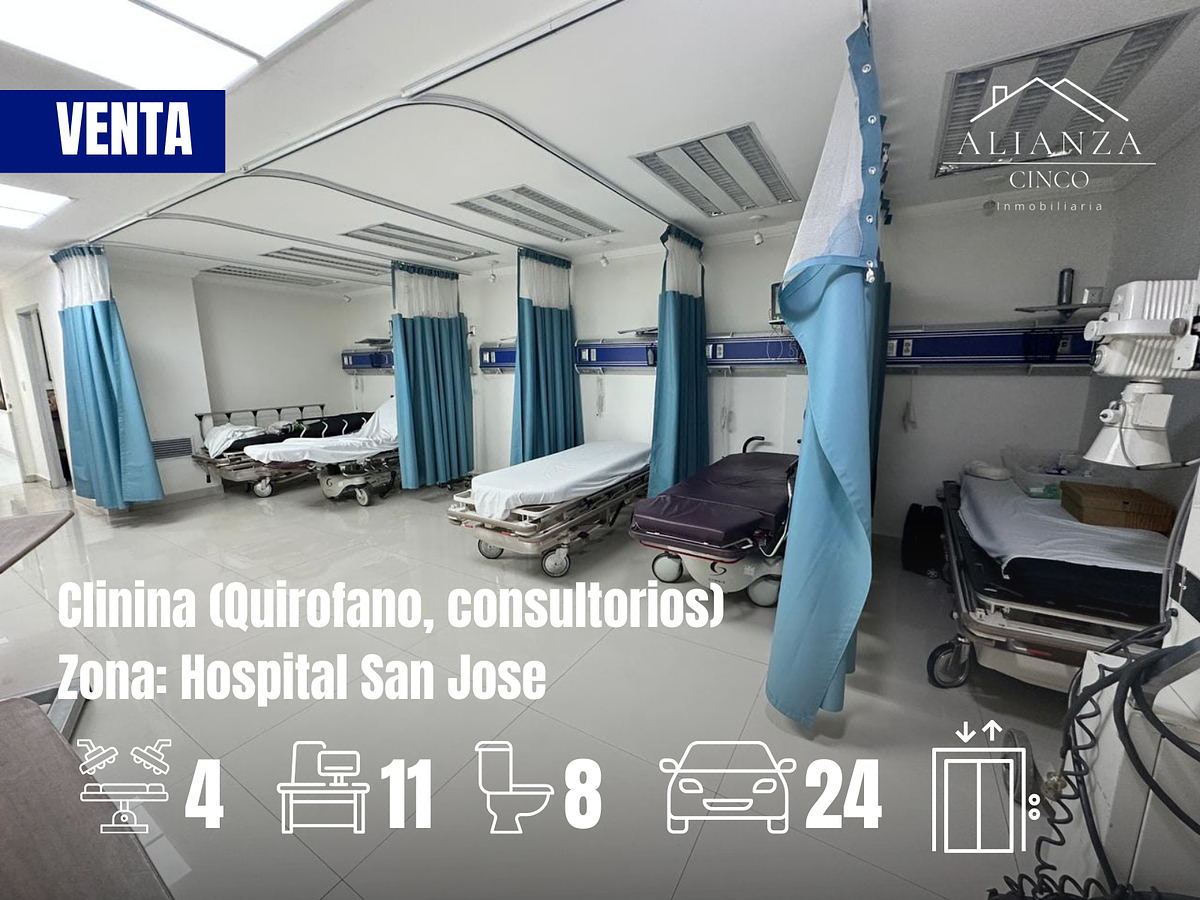 Clinic with operating rooms, offices, rooms near San José Hospital - foto 1