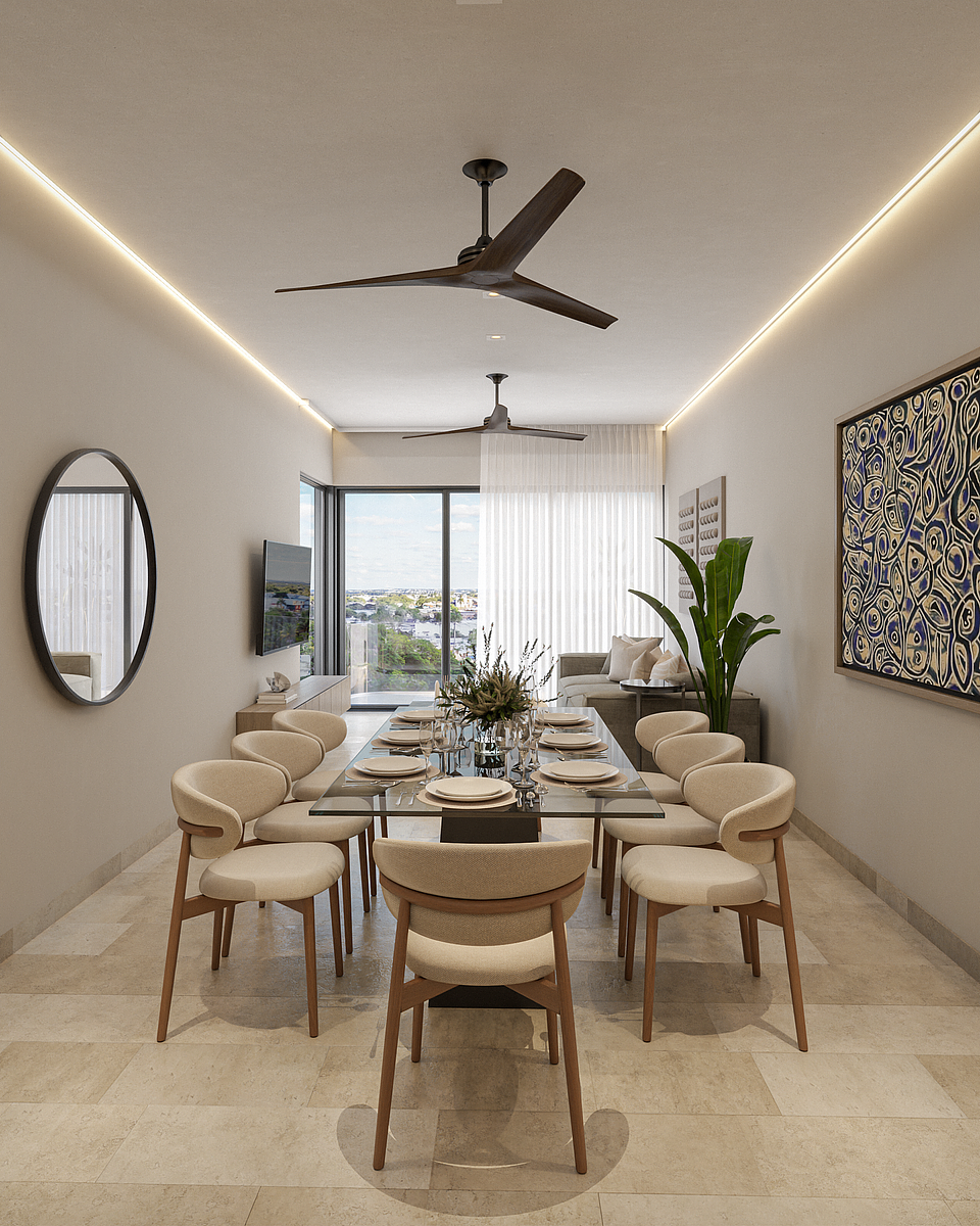 3 de 15: Sala y Comedor