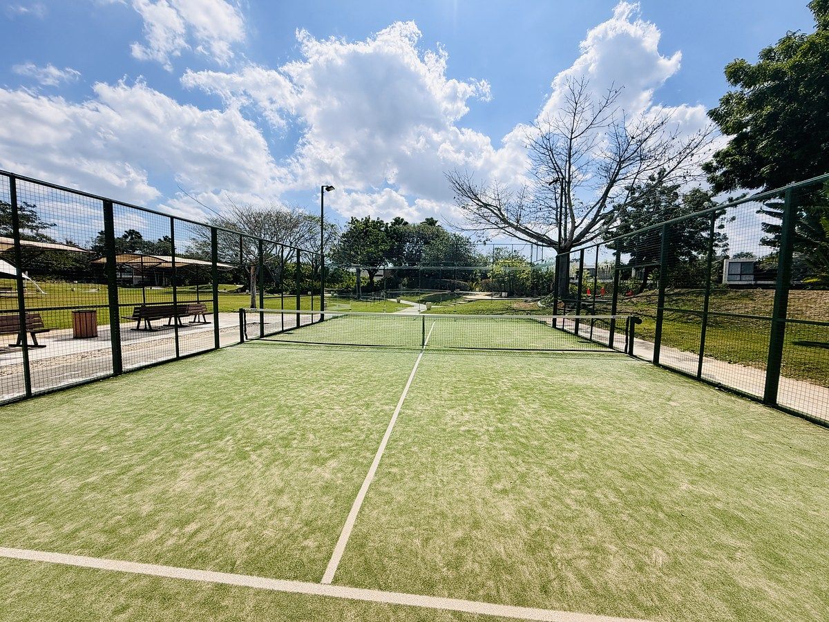 45 de 46: Cancha de padel en el parque de enfrente